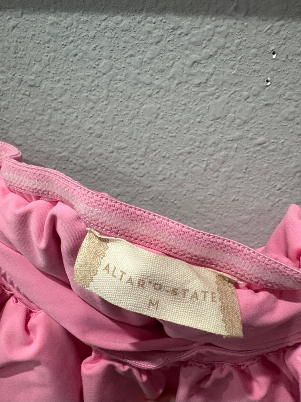 Altard State Pink Ruffle Strapless bodysuit - Picture 2 of 3